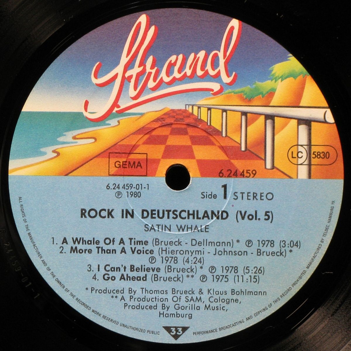 LP Satin Whale — Rock In Deutschland Vol 5 фото 2