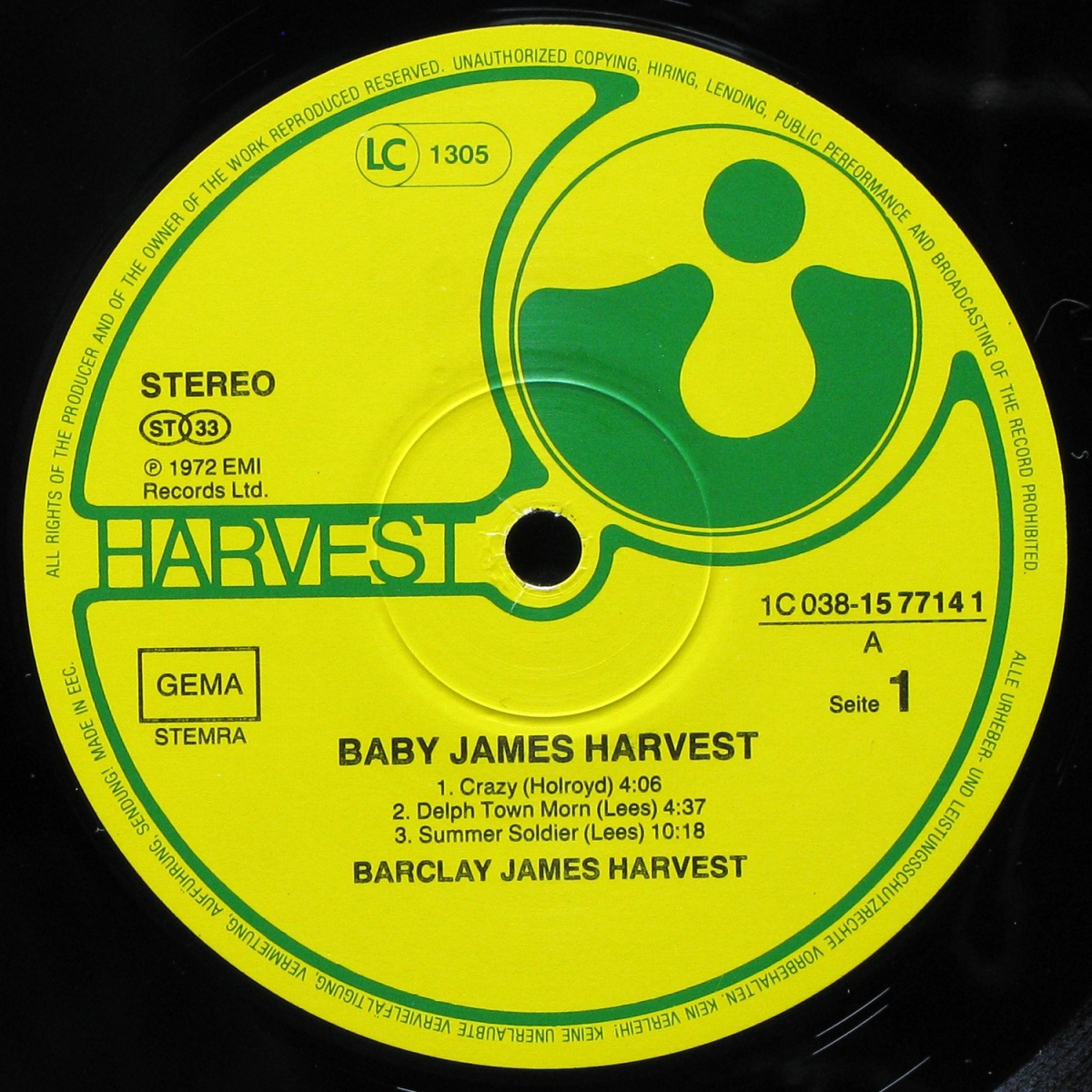 LP Barclay James Harvest — Baby James Harvest фото 2