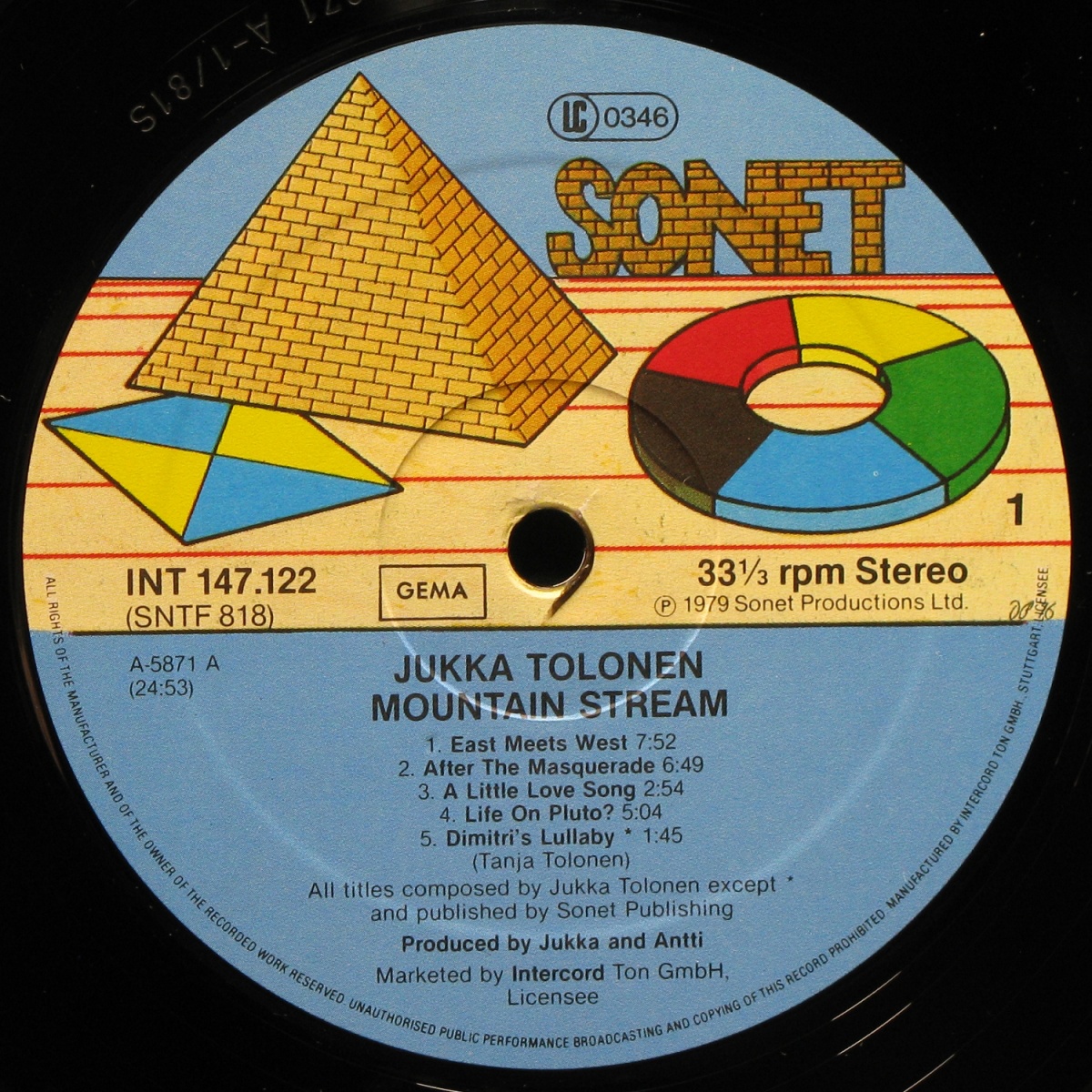 LP Jukka Tolonen — Mountain Stream фото 2