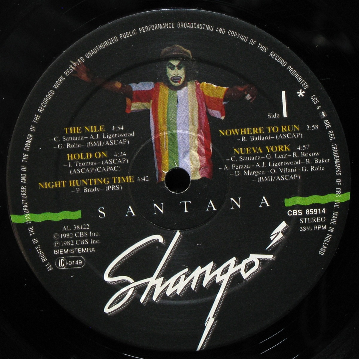 LP Santana — Shango фото 2