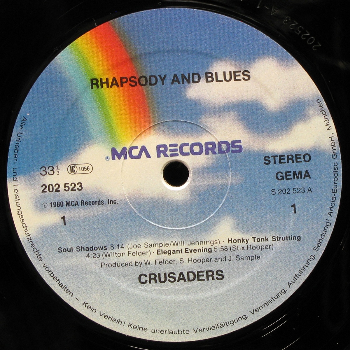 LP Crusaders — Rhapsody And Blues фото 2