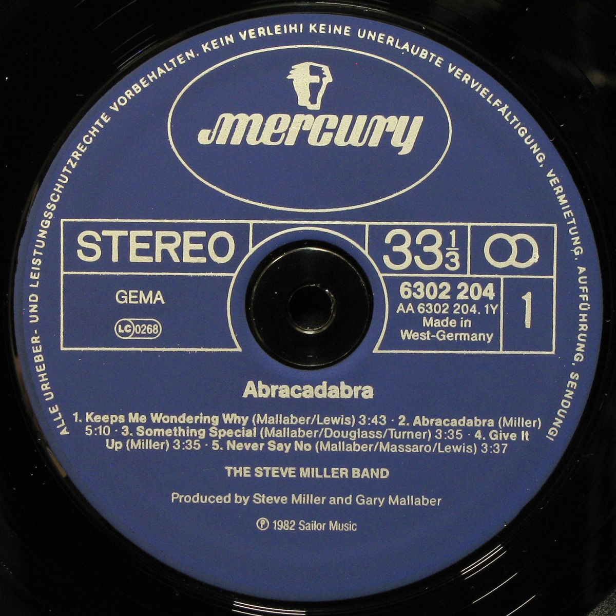 LP Steve Miller Band — Abracadabra фото 2