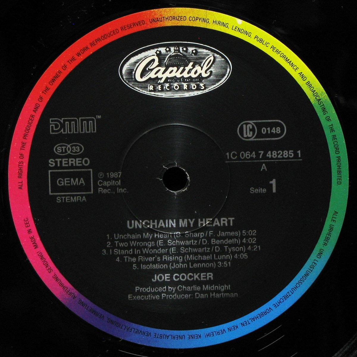 LP Joe Cocker — Unchain My Heart фото 2