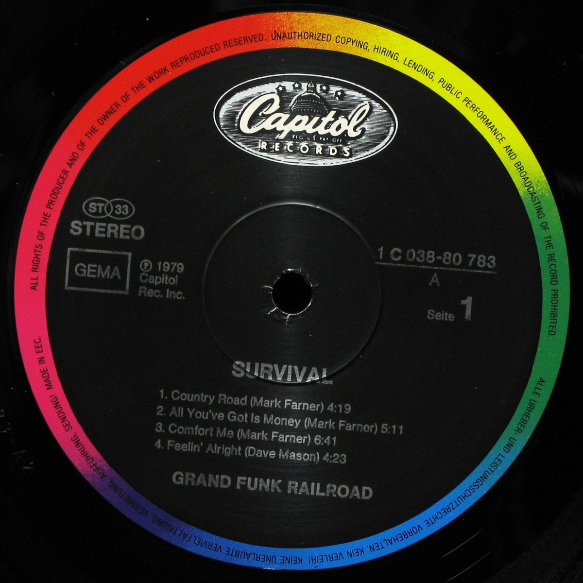 LP Grand Funk Railroad — Survival фото 3