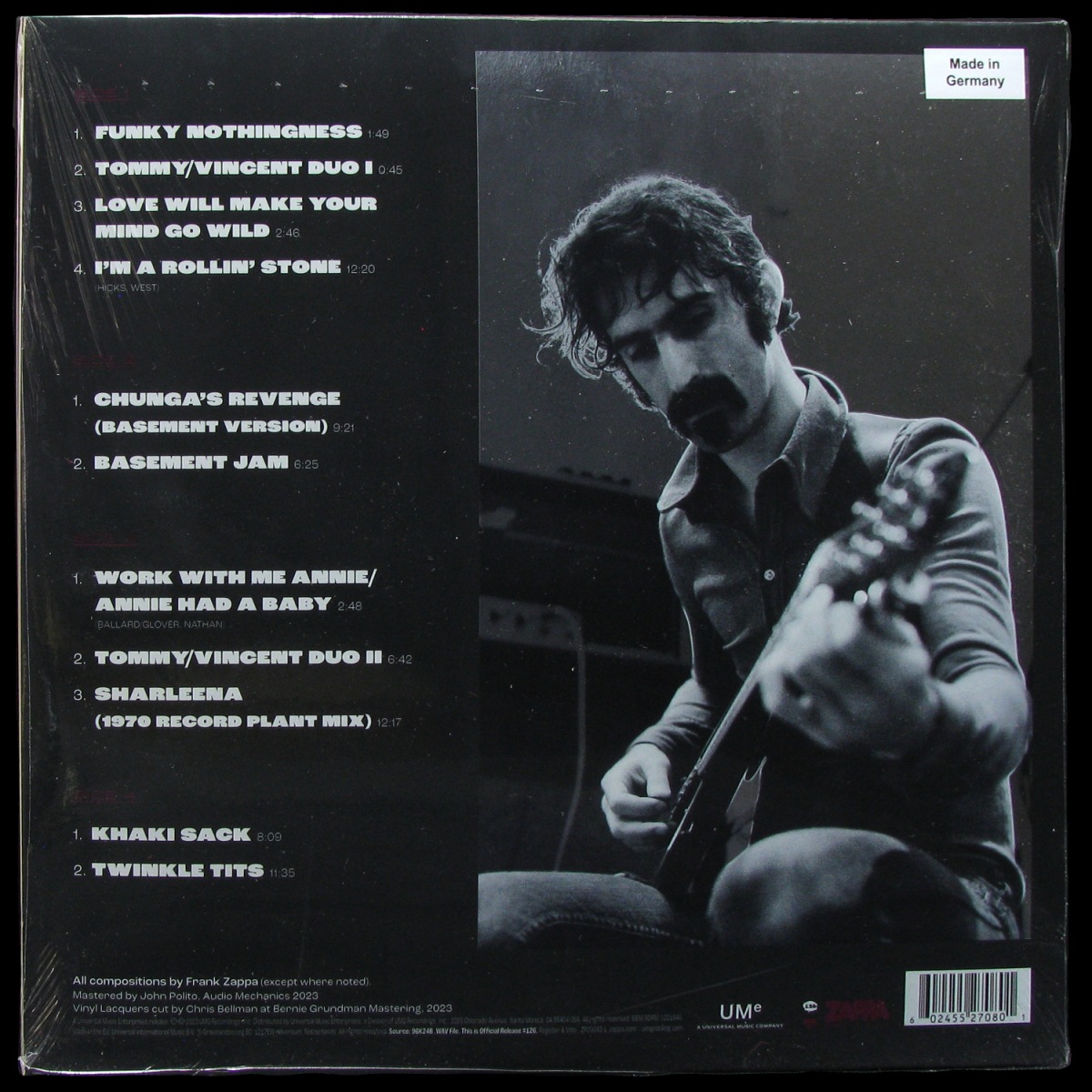 LP Frank Zappa — Funky Nothingness (2LP) фото 2