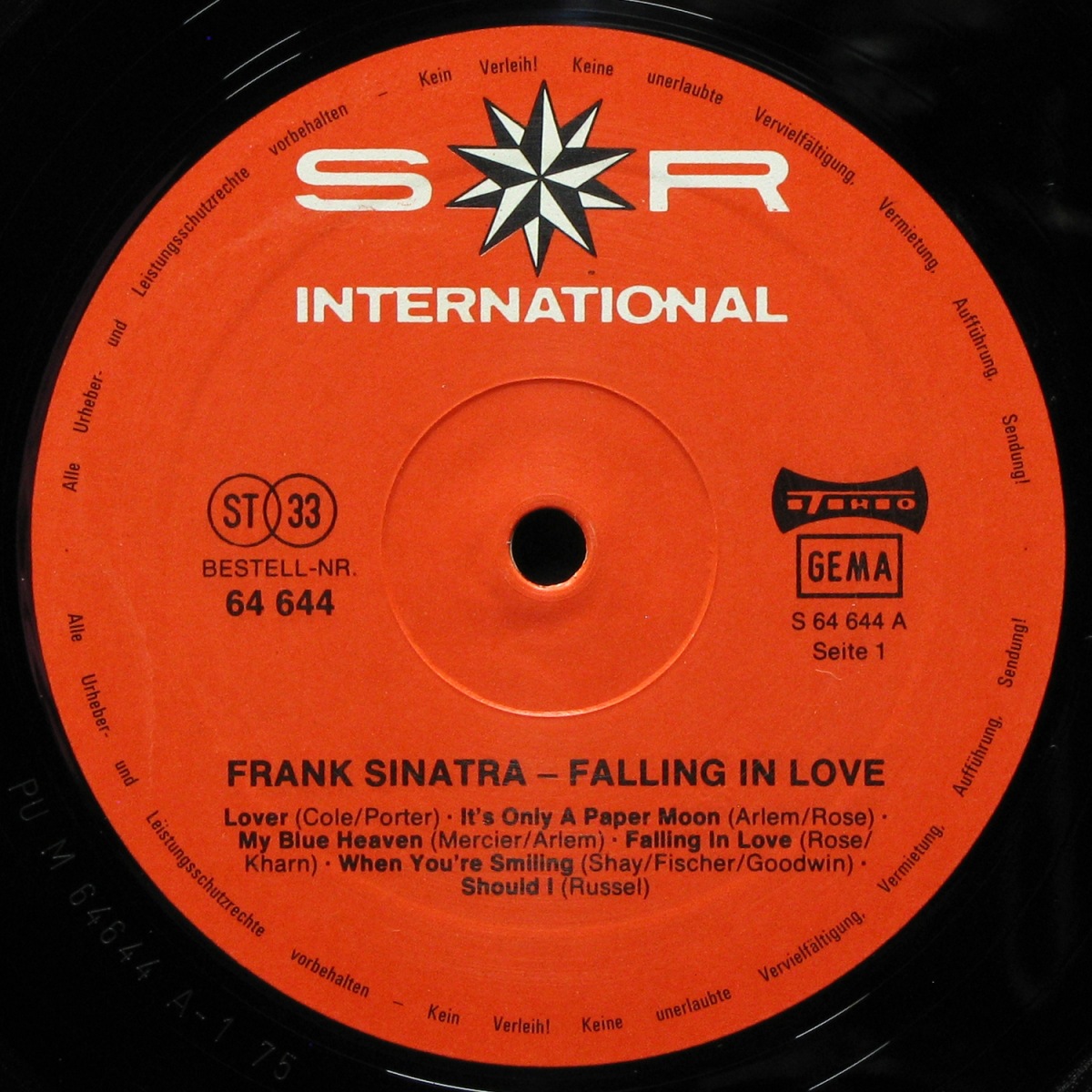 LP Frank Sinatra — Falling In Love фото 2