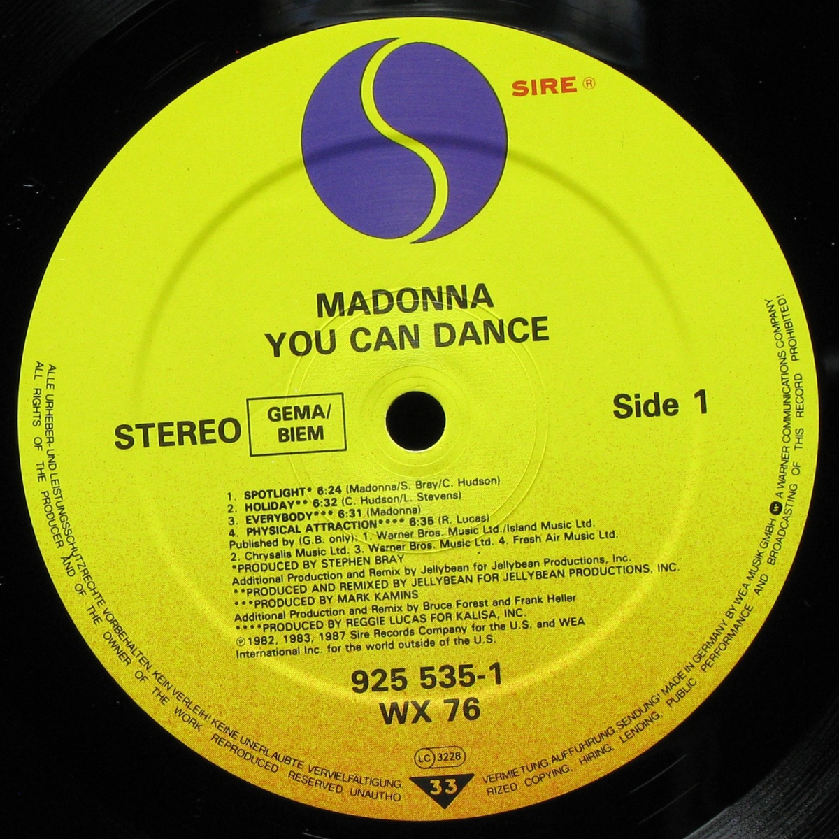 LP Madonna — You Can Dance фото 2