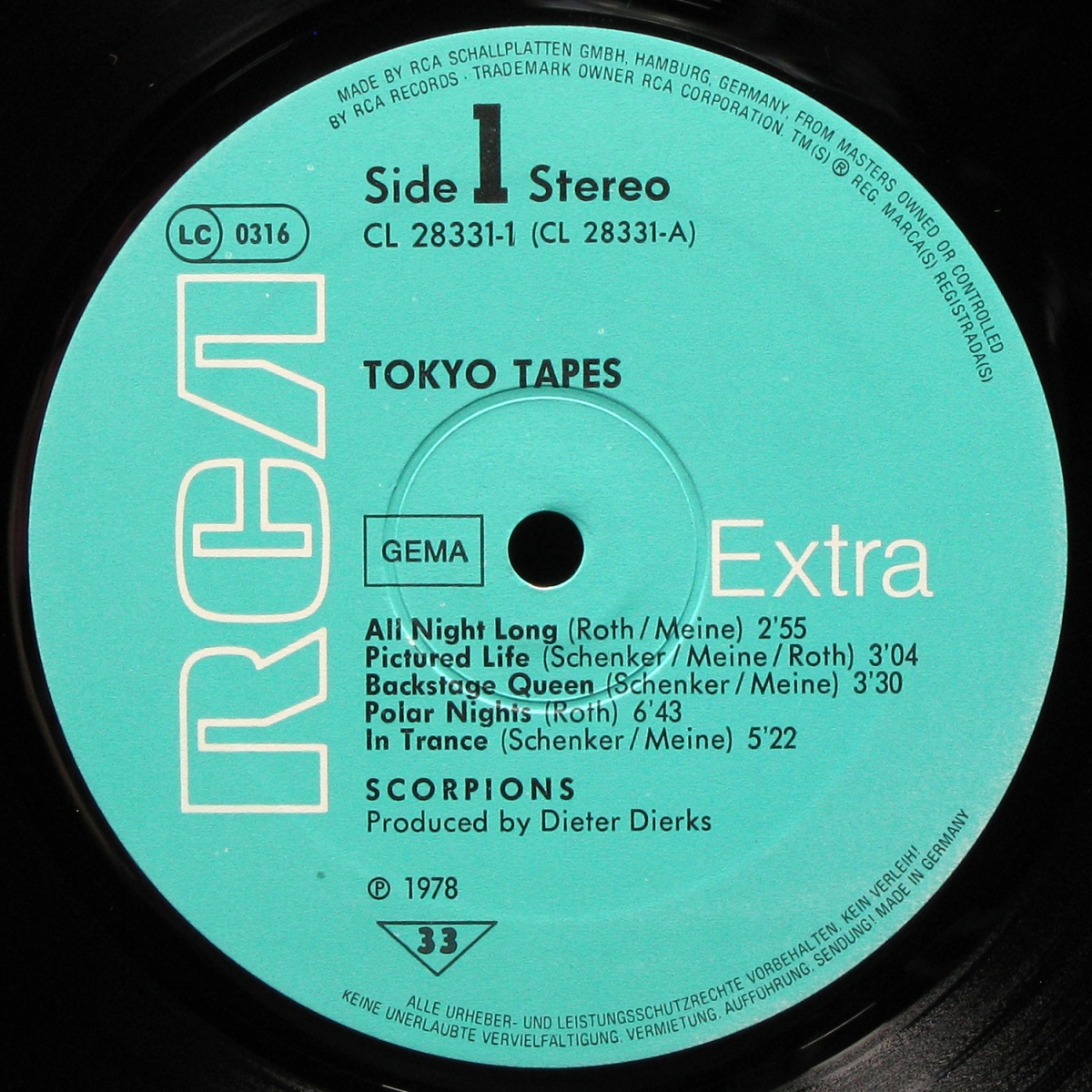 LP Scorpions — Tokyo Tapes (2LP) фото 3