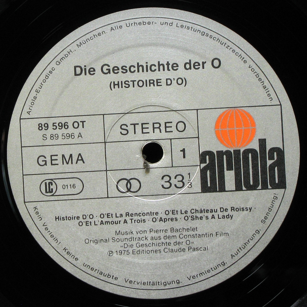 LP Pierre Bachelet — Geschichte Der O фото 2