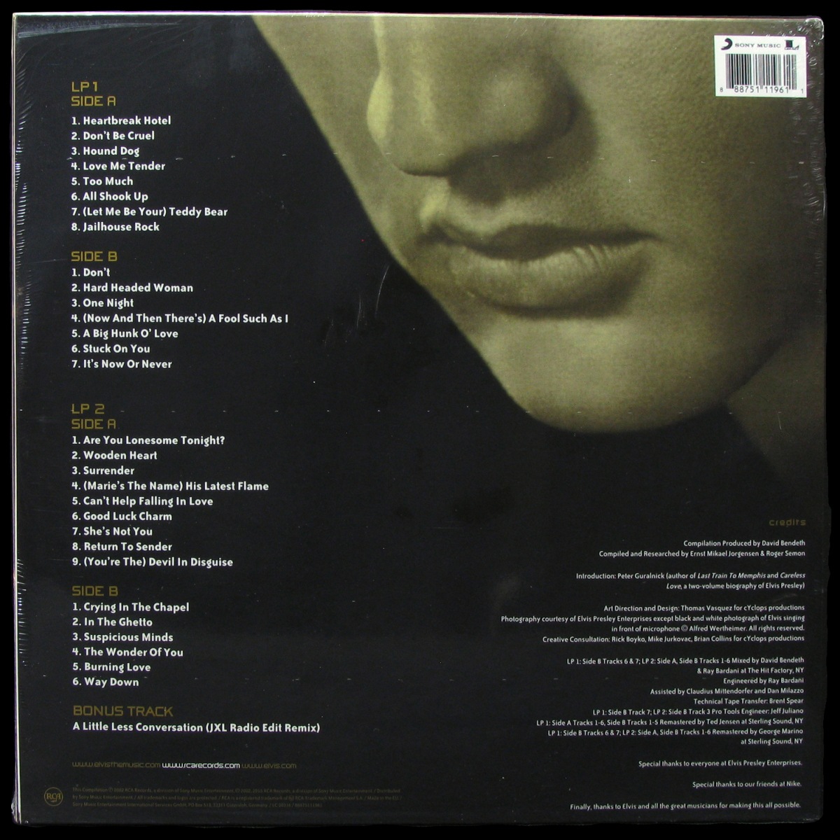 LP Elvis Presley — ELV1S 30 #1 Hits (2LP) фото 2