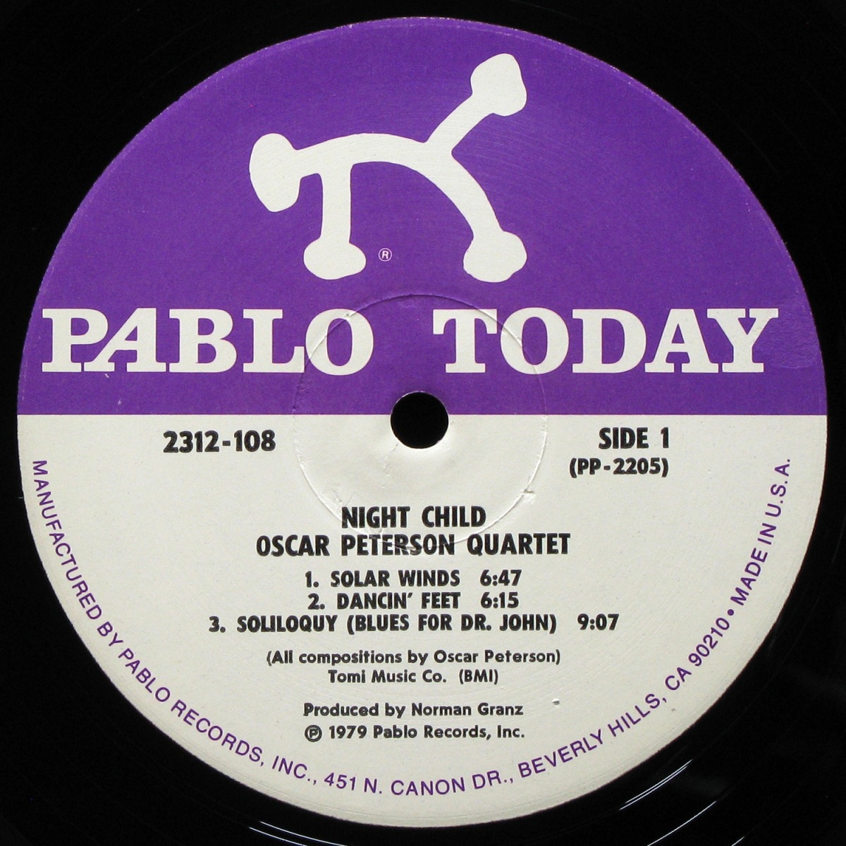 LP Oscar Peterson Quartet — Night Child фото 2