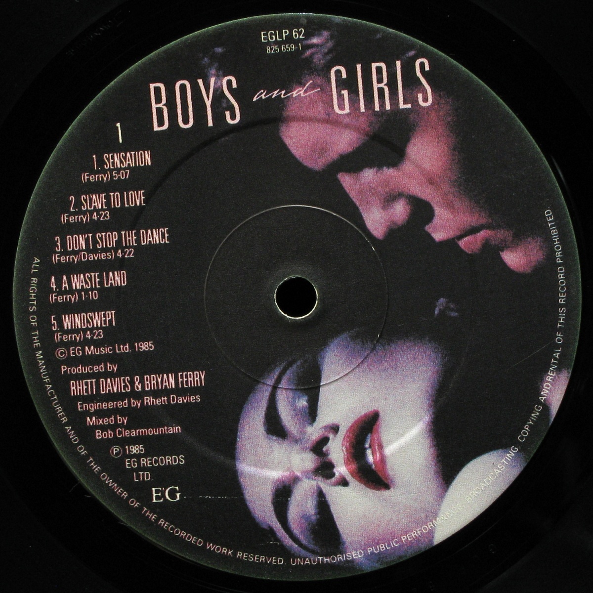 LP Bryan Ferry — Boys And Girls фото 2