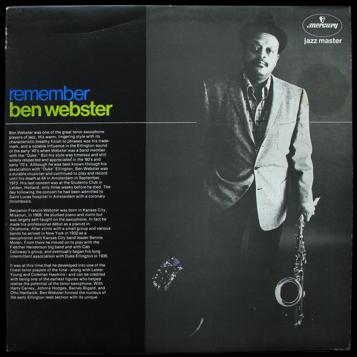 LP Ben Webster — Remember Ben Webster фото