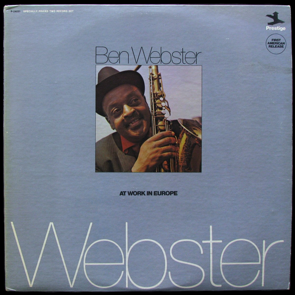 LP Ben Webster — At Work In Europe (2LP) фото