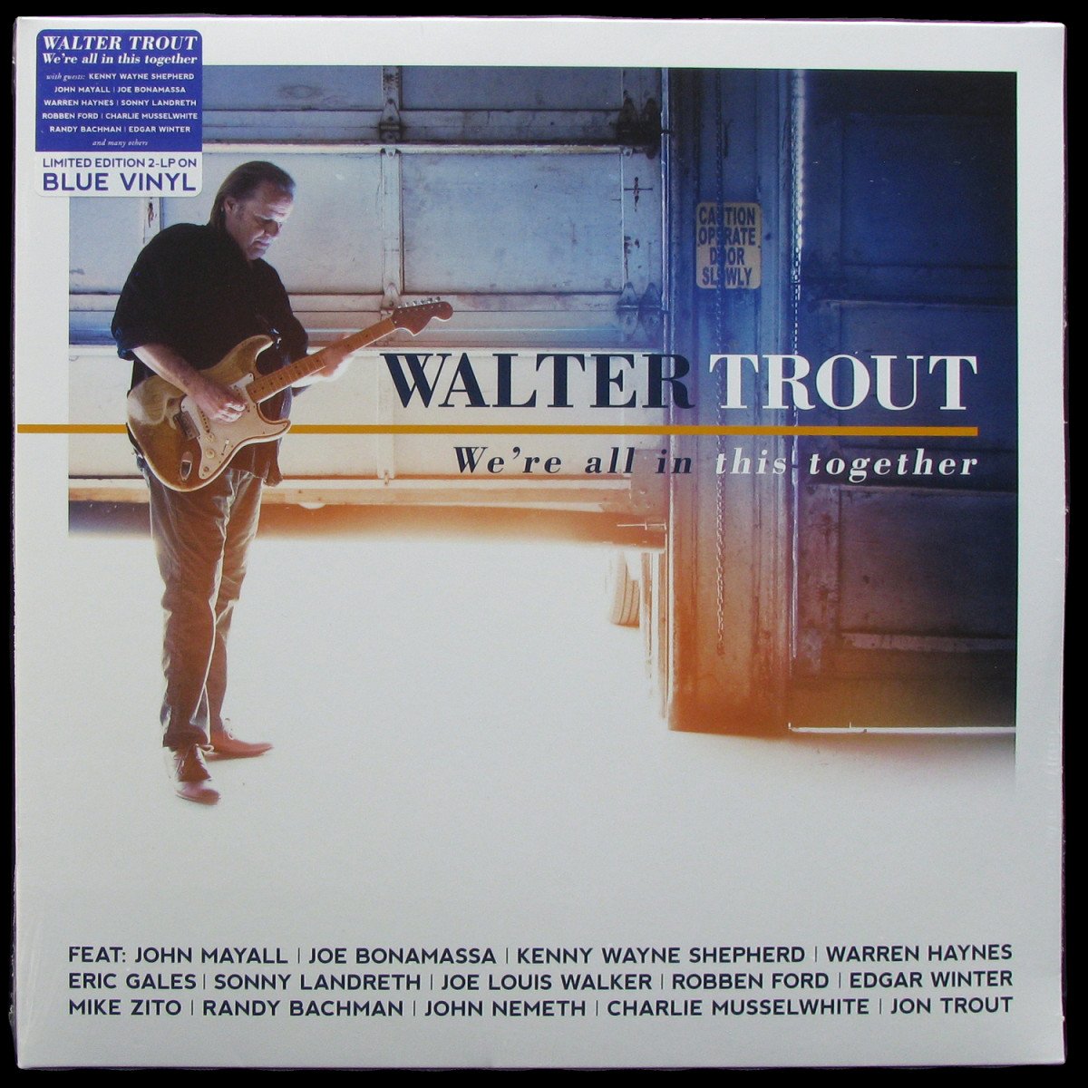 LP Walter Trout — We're All In This Together (2LP, coloured vinyl) фото