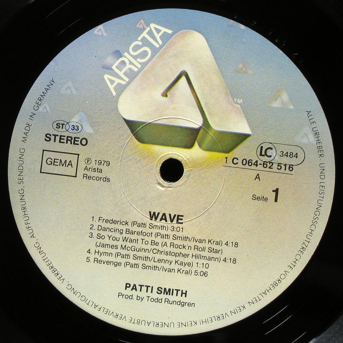 LP Patti Smith Group — Wave фото 2