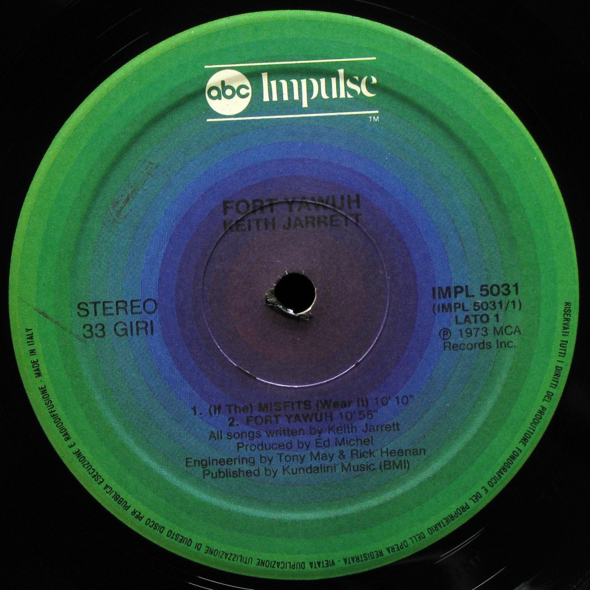 LP Keith Jarrett — Fort Yawuh фото 2