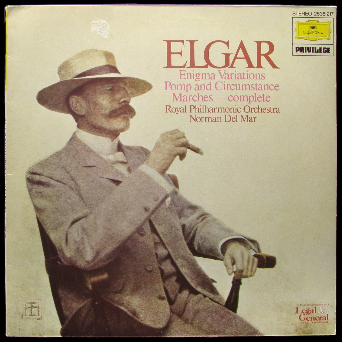 LP Norman Del Mar — Elgar: Enigma Variations / Pomp And Circumstance Marches - Complete фото