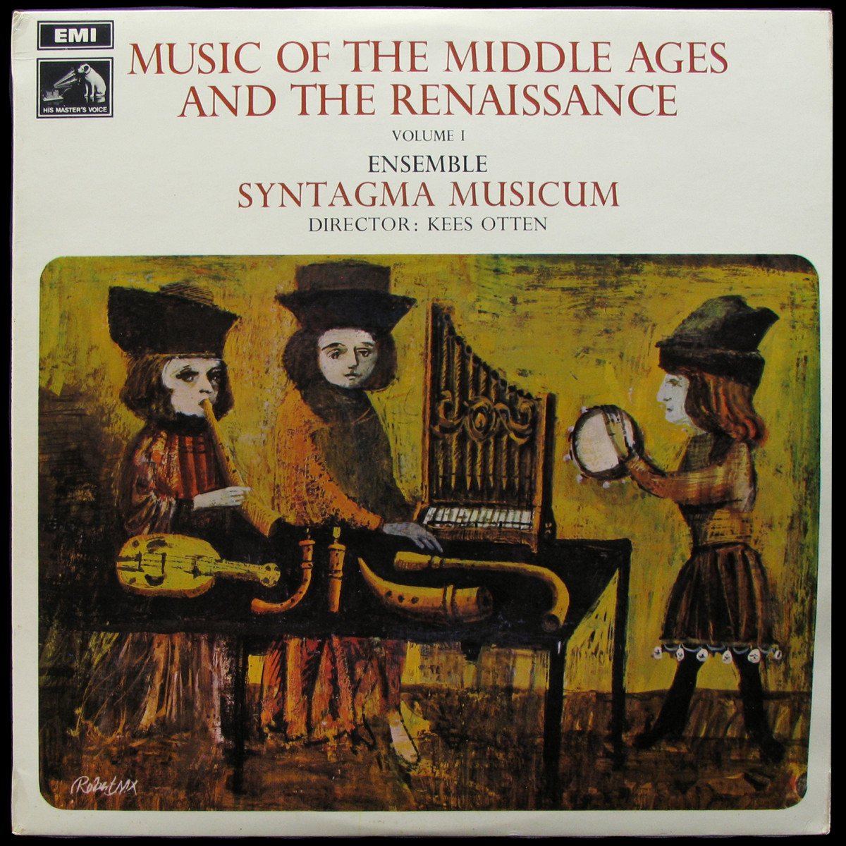 LP Kees Otten — Syntagma Musicum - Music Of The Middle Ages And The Renaissance ( Vol 1 13th-15th Centuries) фото