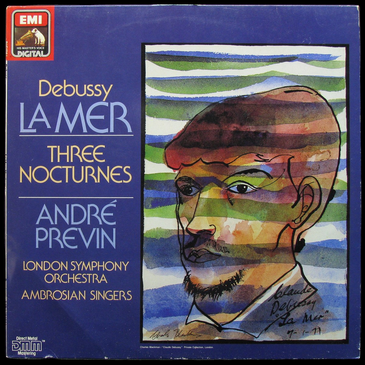 LP Andre Previn — Debussy: La Mer / Three Nocturnes фото