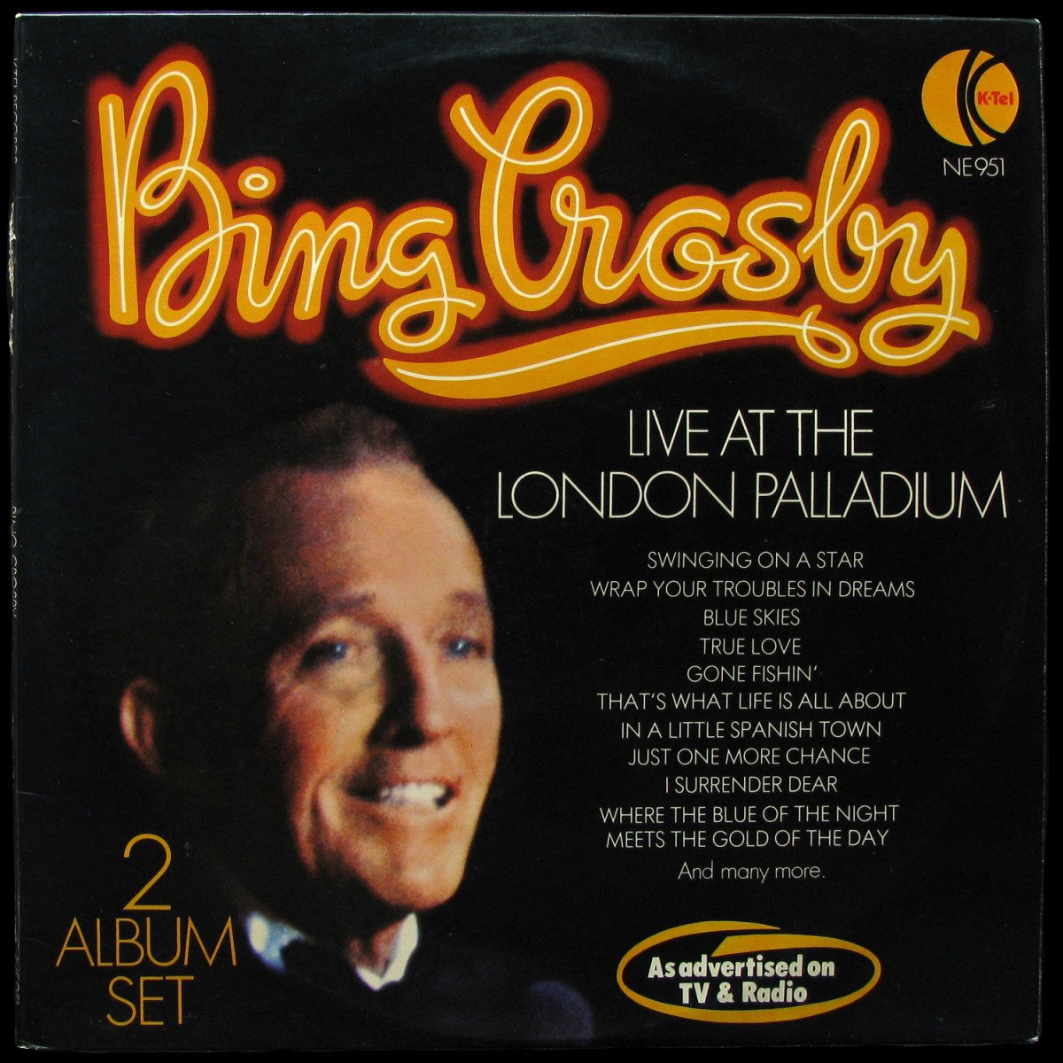 LP Bing Crosby — Live At The London Palladium (2LP) фото