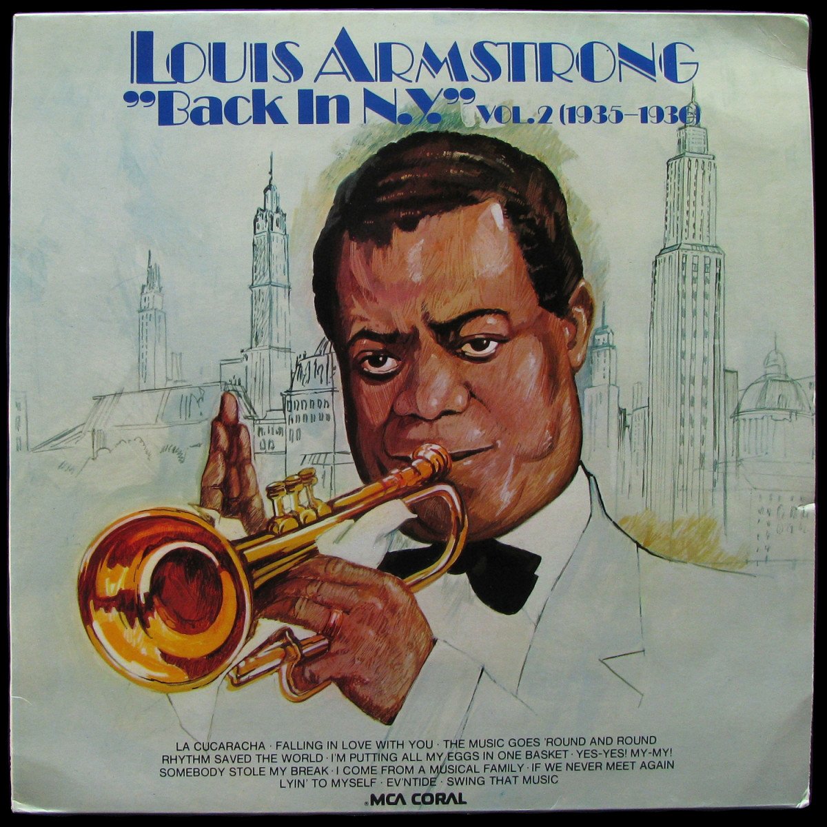 LP Louis Armstrong — Back In N.Y. Vol. 2 (1935-1936) фото