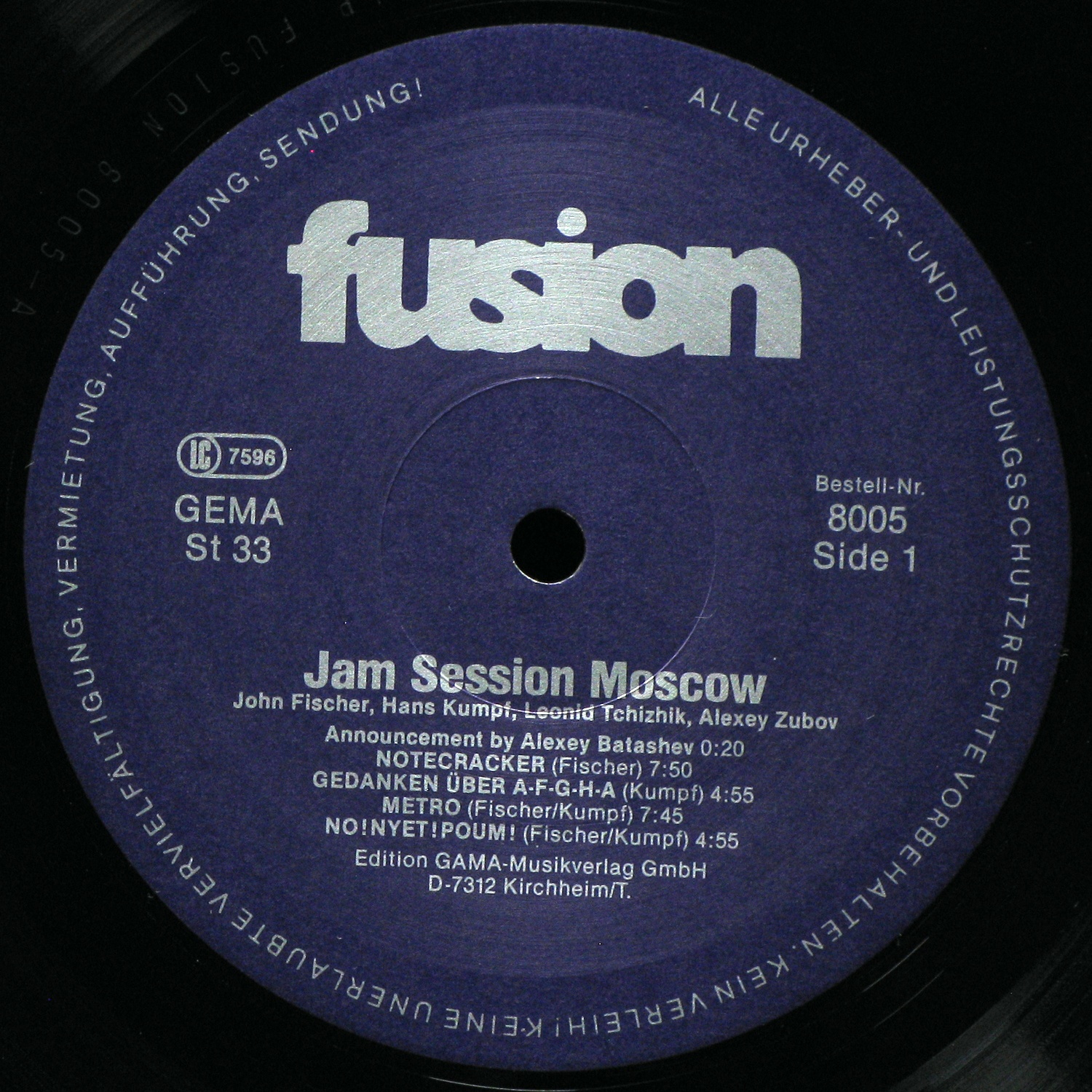 LP John Fischer — Jam Session Moscow фото 2