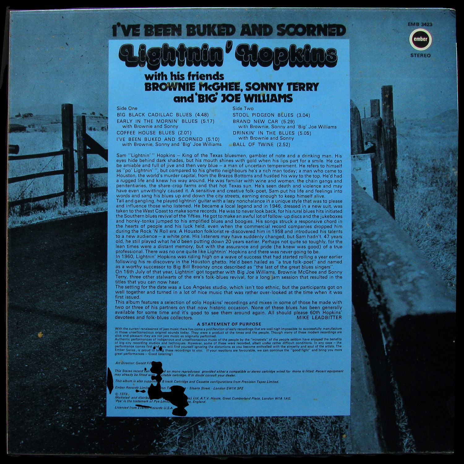 LP Lightnin' Hopkins — I've Been Buked And Scorned фото 3