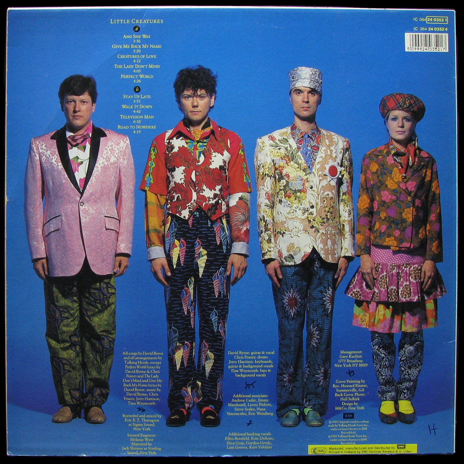 LP Talking Heads — Little Creatures фото 2