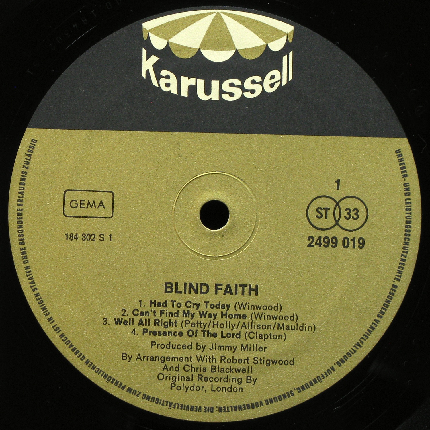 LP Blind Faith — Blind Faith фото 2