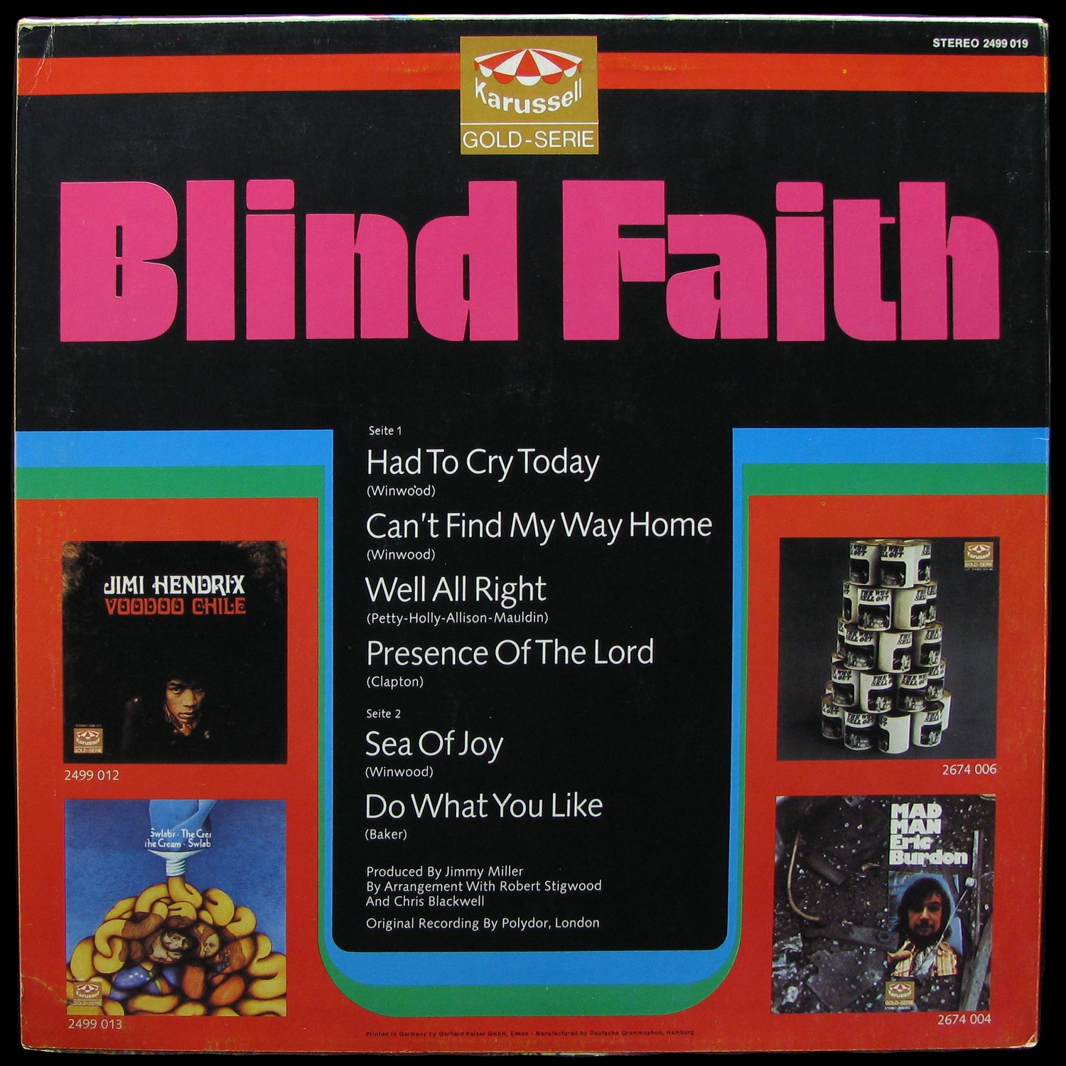 LP Blind Faith — Blind Faith фото 3