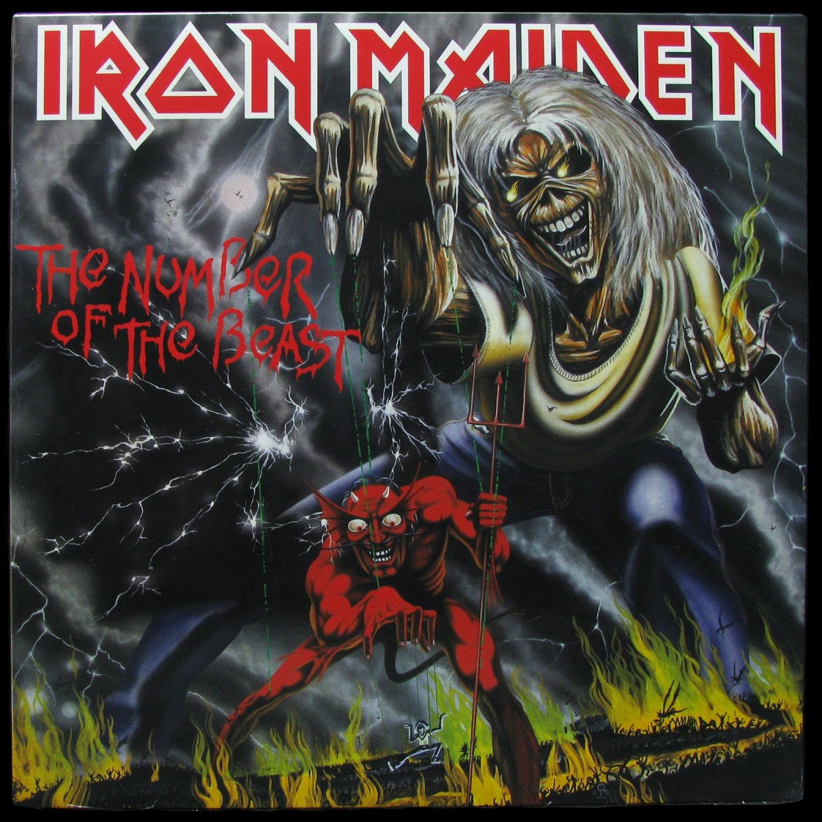 LP Iron Maiden — Number Of The Beast фото