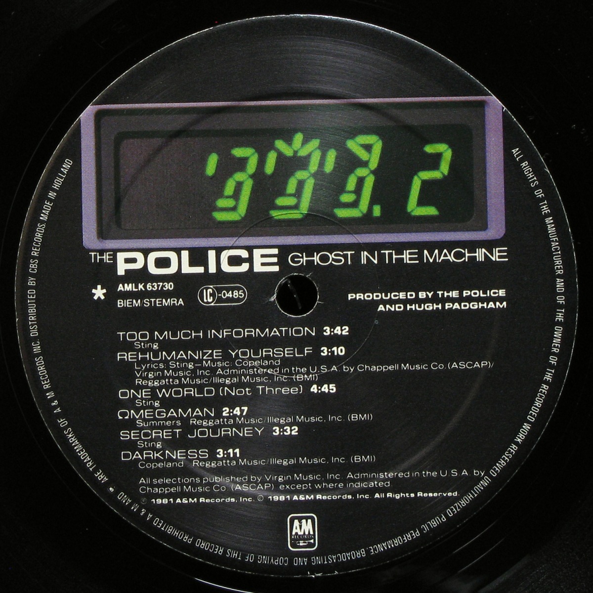 LP Police — Ghost In The Machine фото 3