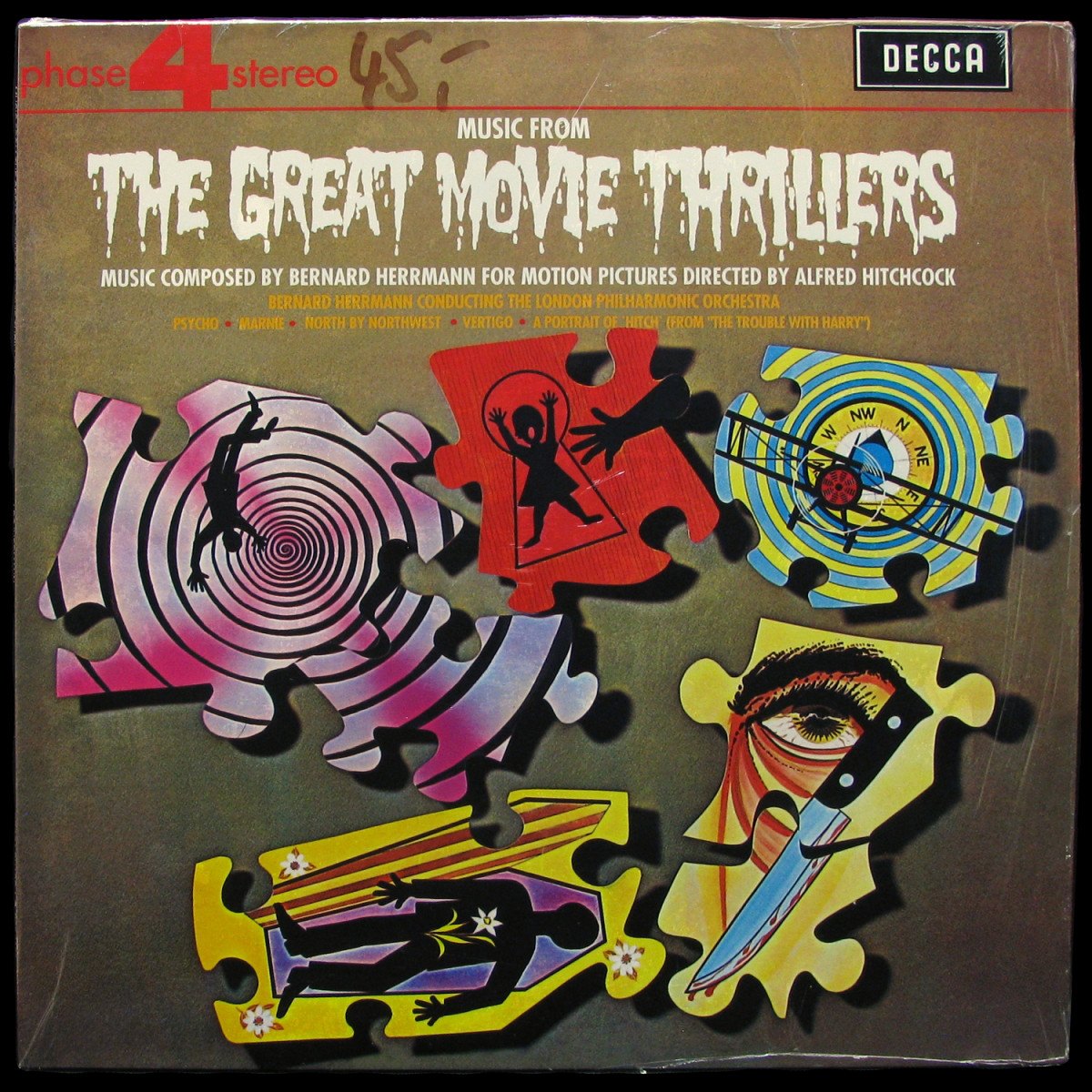 LP Bernard Herrmann — Music From The Great Hitchcock Movie Thrillers фото