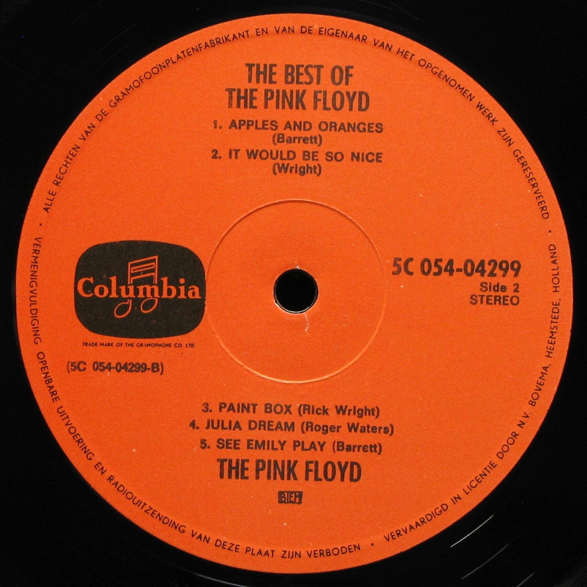 LP Pink Floyd — Best Of The Pink Floyd фото 4