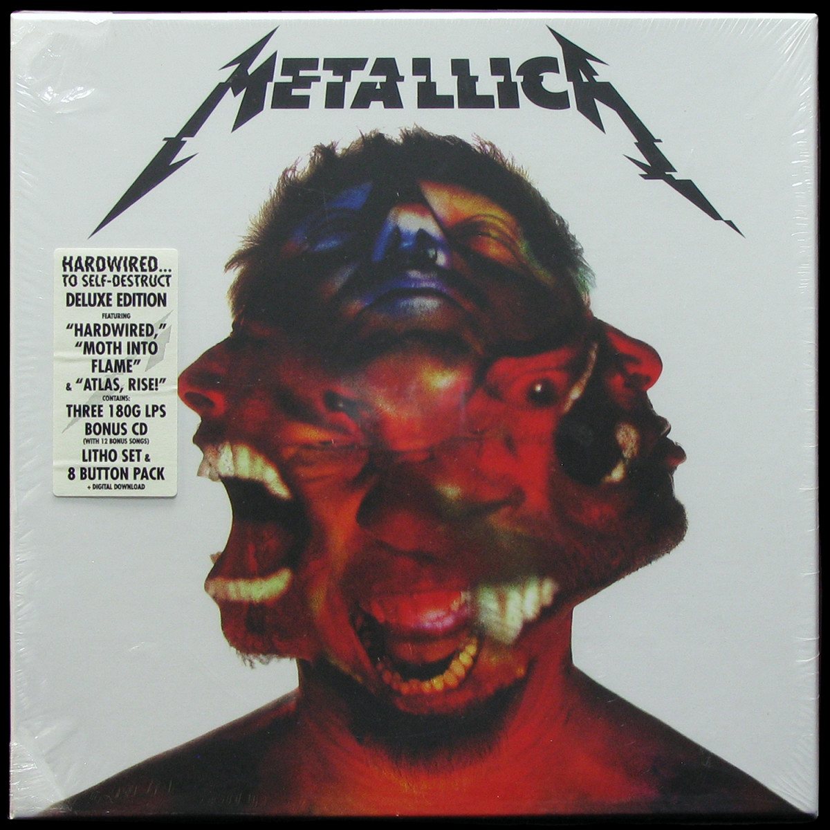 LP Metallica — Hardwired... To Self-Destruct ( 3LP Box,  coloured vinyl,  +CD,  +posters) фото