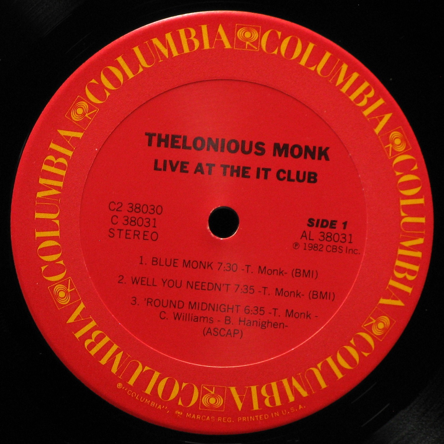 LP Thelonious Monk — Live At The It Club (2LP) фото 3