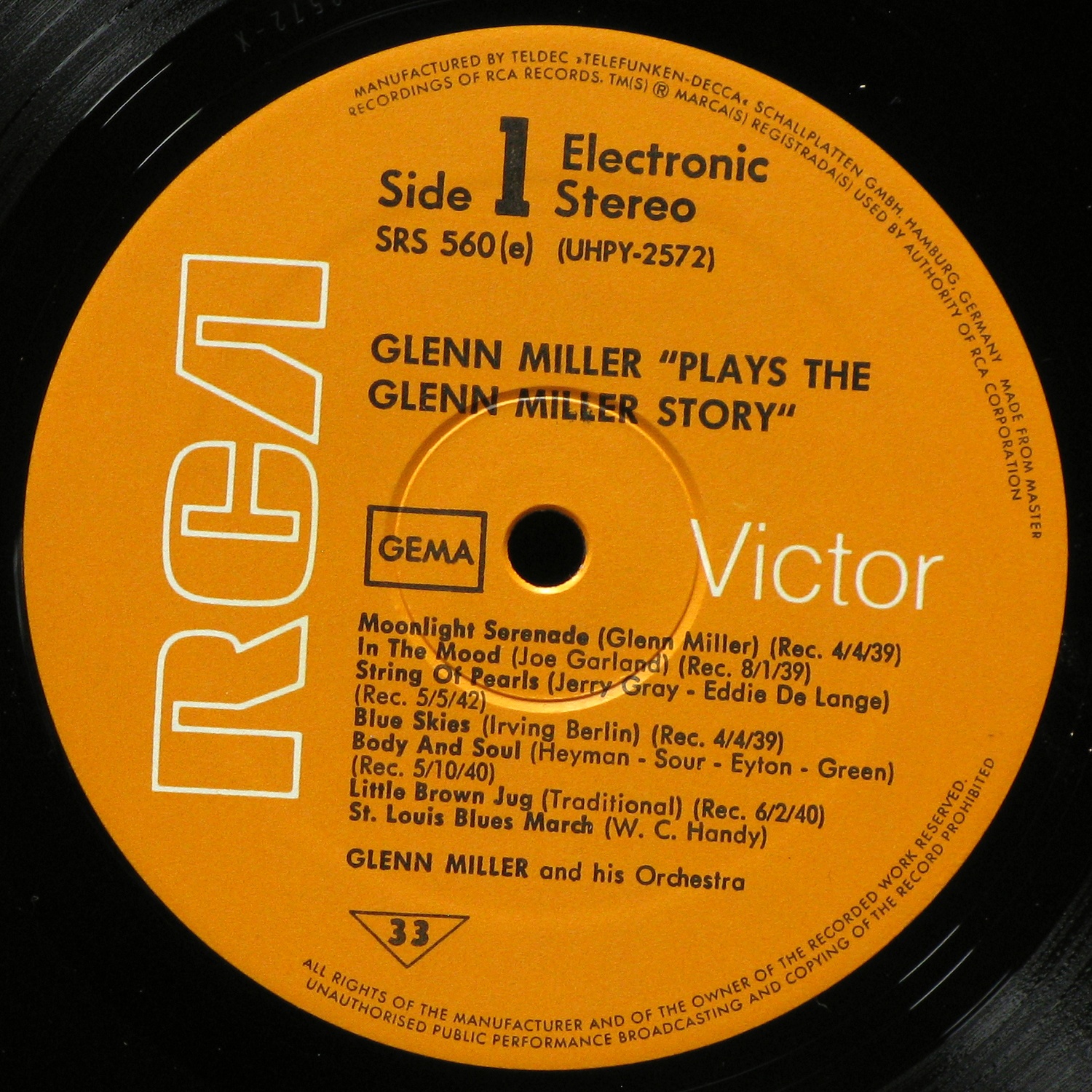 LP Glenn Miller — Glenn Miller Story фото 2