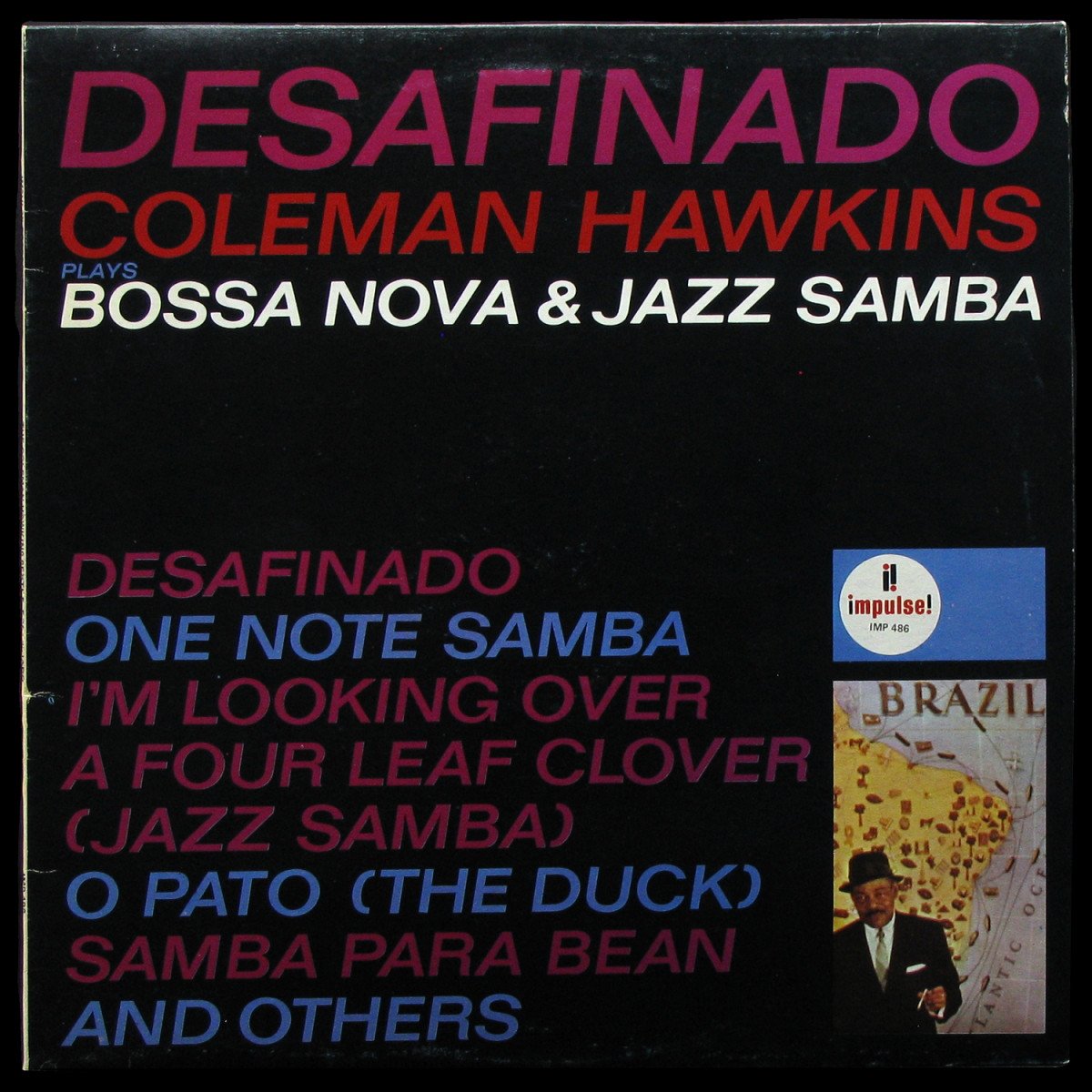 LP Coleman Hawkins — Desafinado: Bossa Nova & Jazz Samba фото