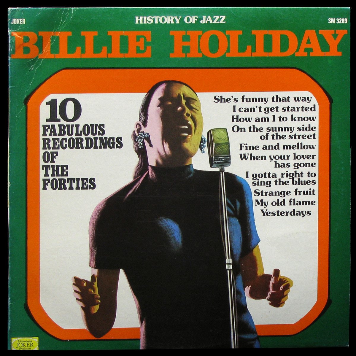 LP Billie Holiday — 10 Fabulous Recordings Of The Forties фото