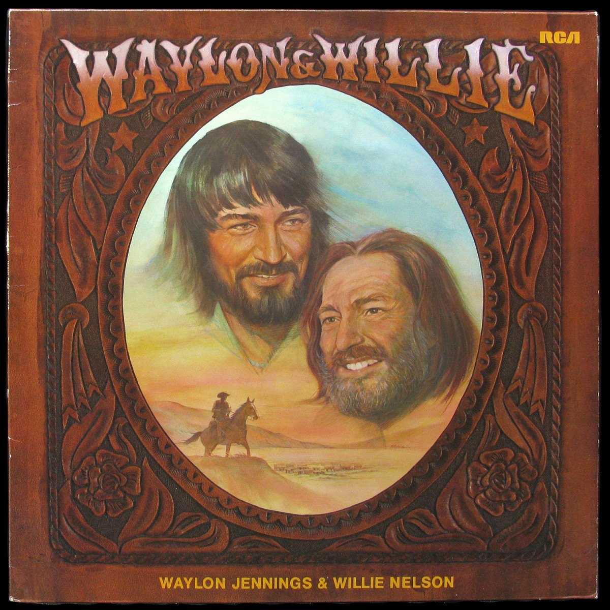 LP Waylon Jennings & Willie Nelson — Waylon & Willie (club edition) фото