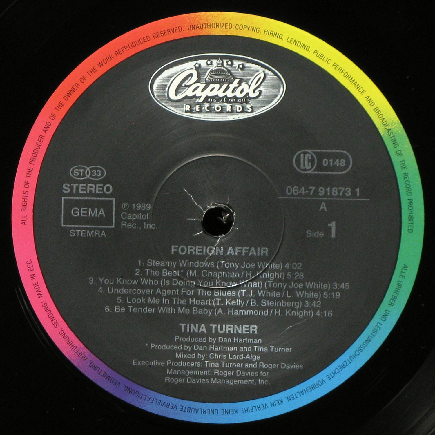 LP Tina Turner — Foreign Affair фото 2