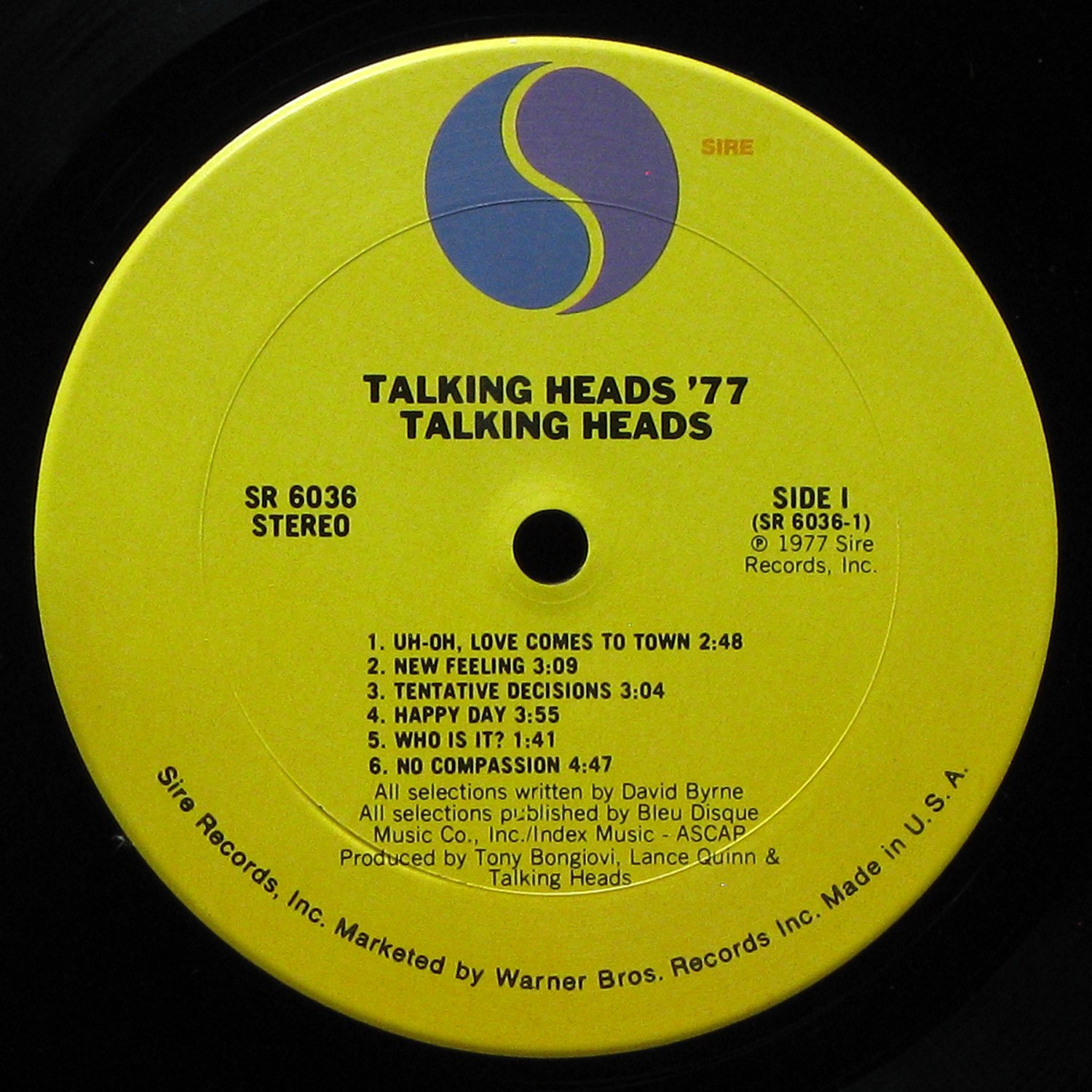 LP Talking Heads — Talking Heads: 77 фото 6