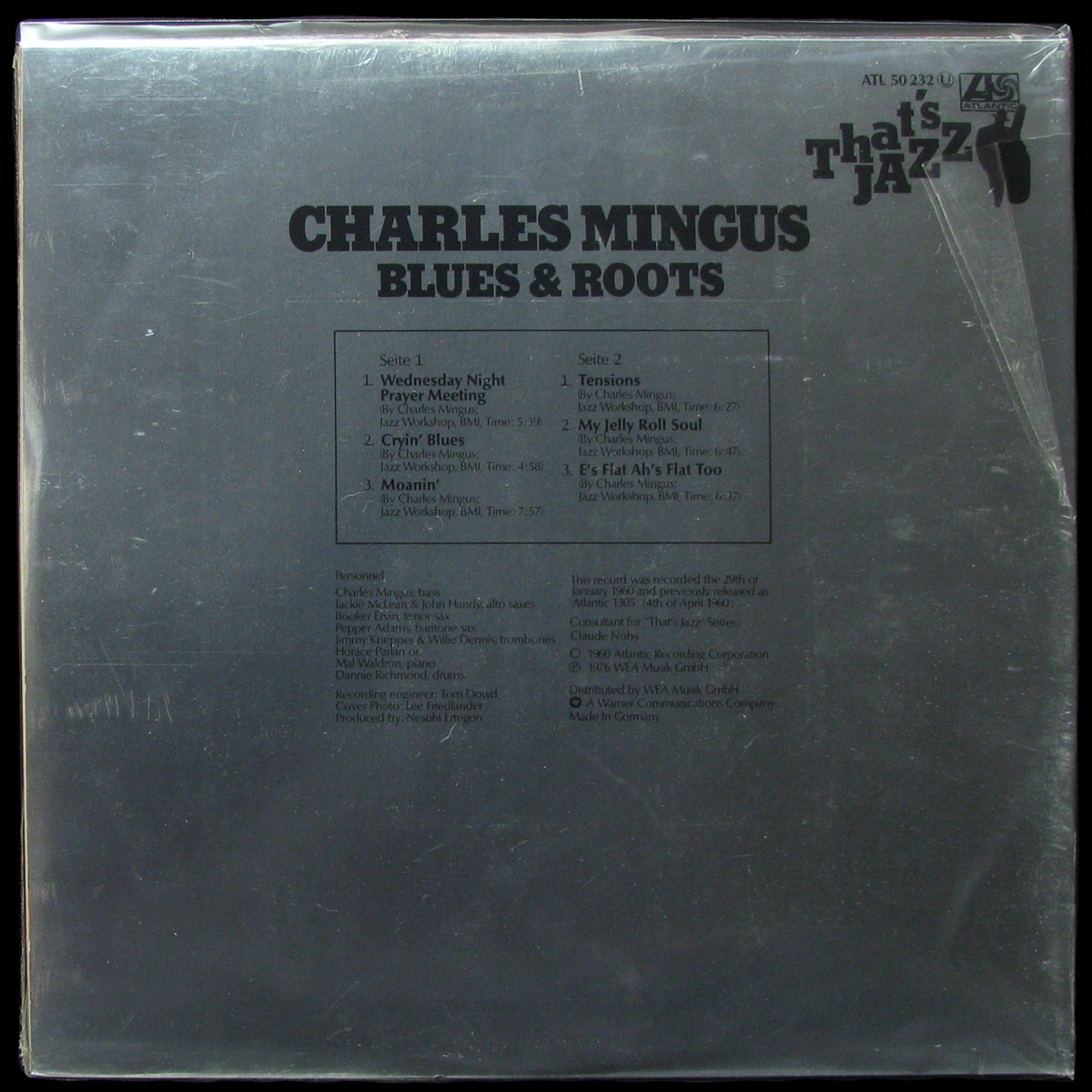 LP Charles Mingus — Blues & Roots фото 2