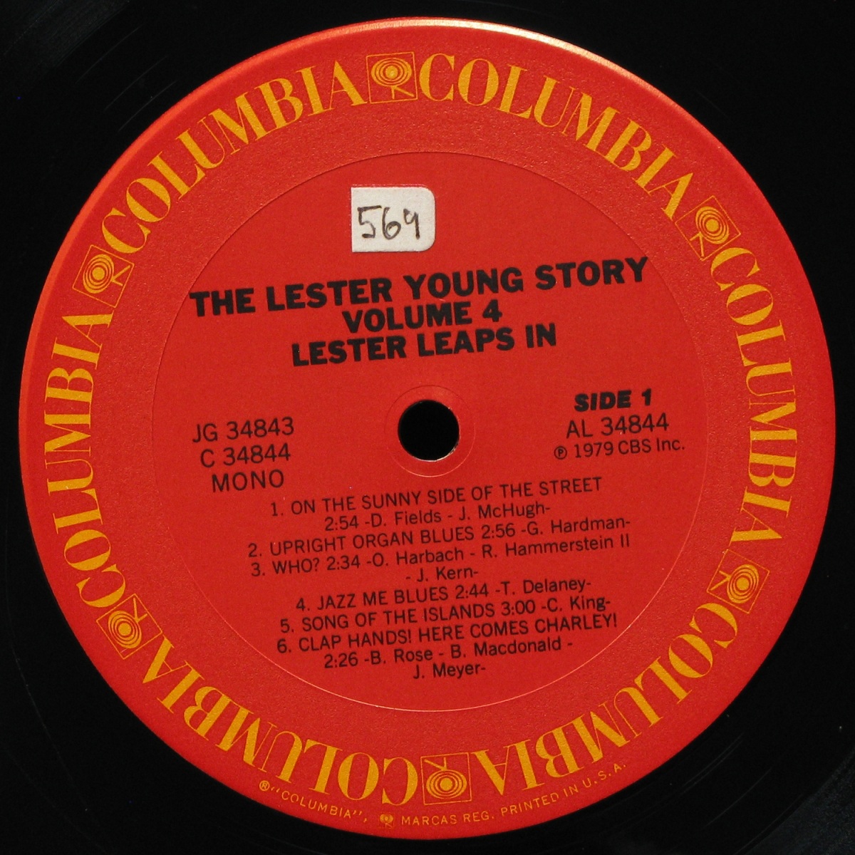 LP Lester Young — Lester Young Story Volume 2 - A Musical Romance (2LP, mono) фото 2