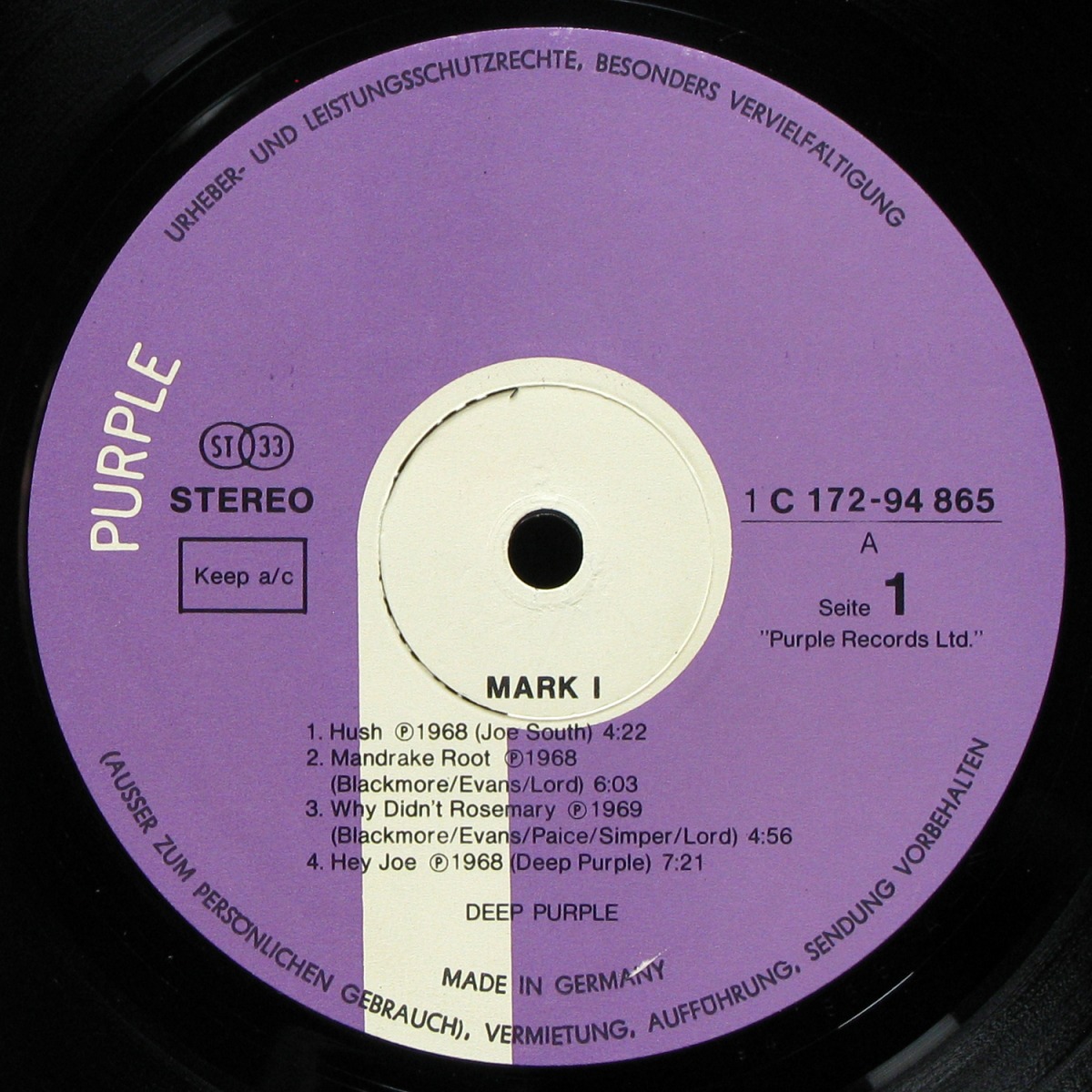 LP Deep Purple — Mark I & II (2LP) фото 3