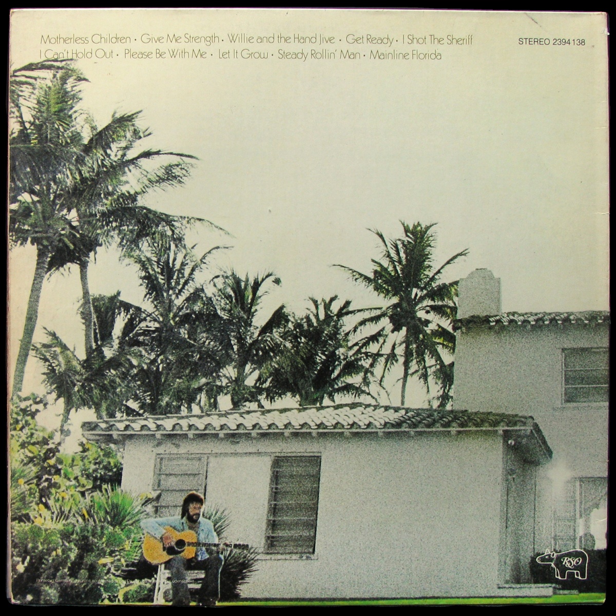 LP Eric Clapton — 461 Ocean Boulevard фото 2