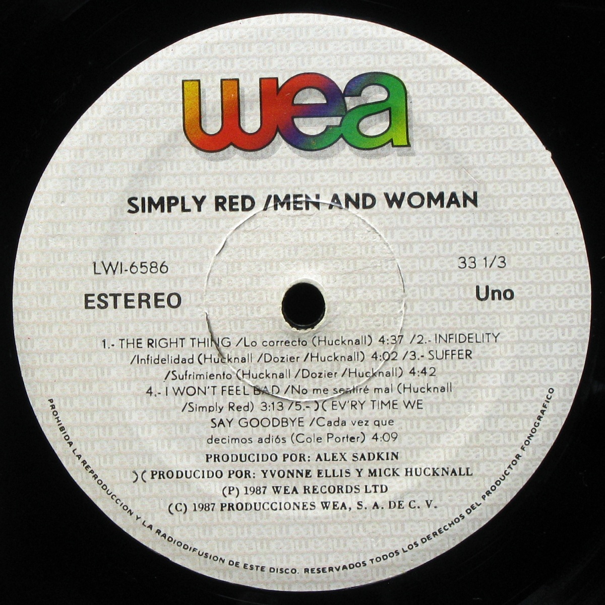 LP Simply Red — Men And Women фото 2