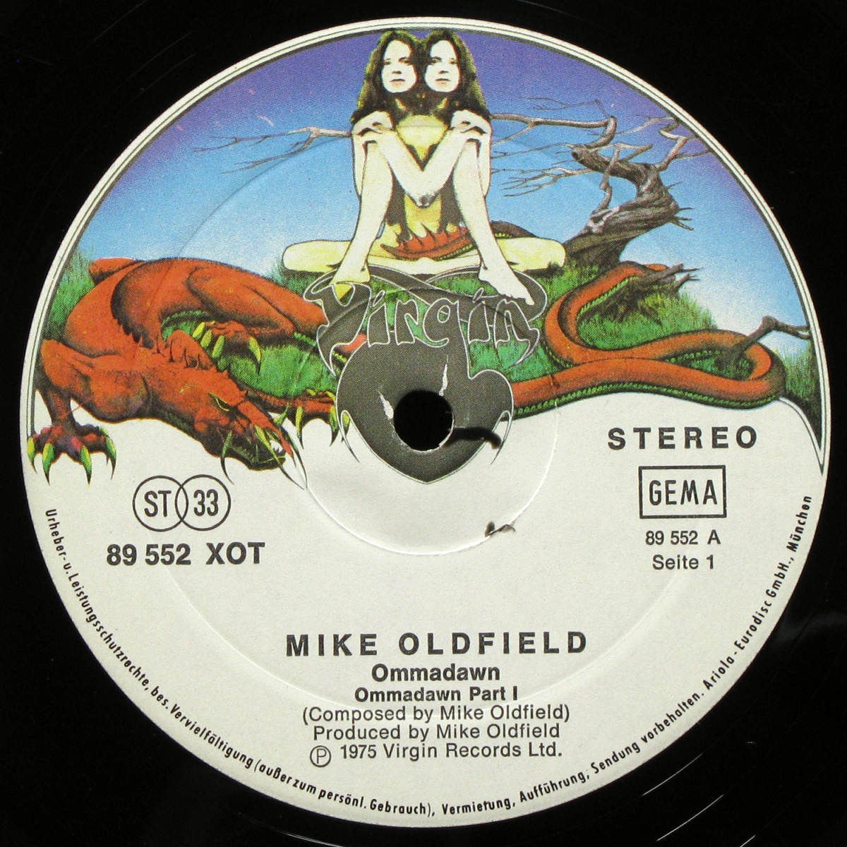 LP Mike Oldfield — Ommadawn фото 3