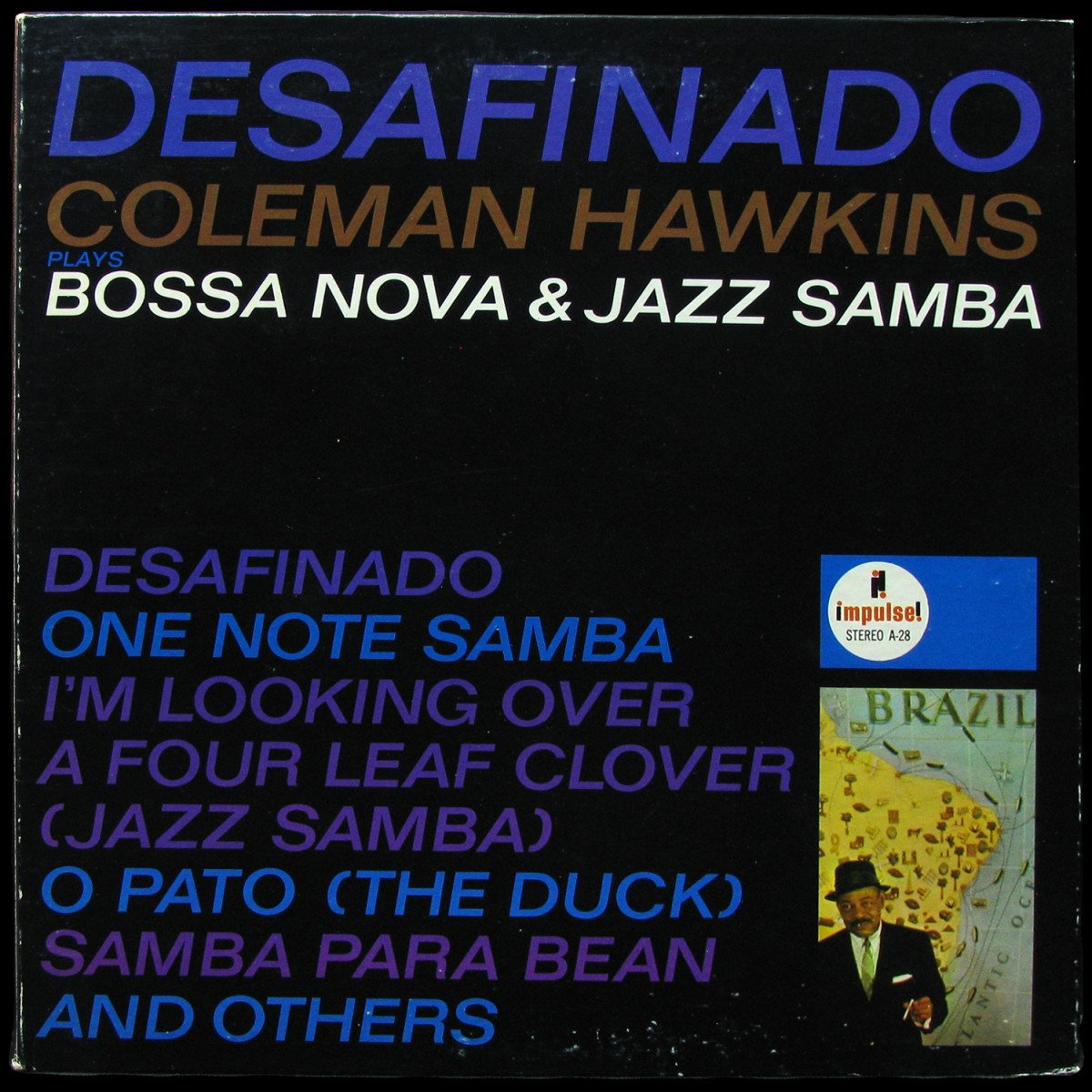 LP Coleman Hawkins — Desafinado: Bossa Nova & Jazz Samba фото